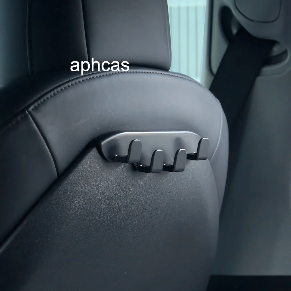 Gancho para respaldo de asiento delantero para Tesla modelo 3 Y S X, colgador de ABS, estante de almacenamiento, nuevo Modelo 3 Highland, accesorios