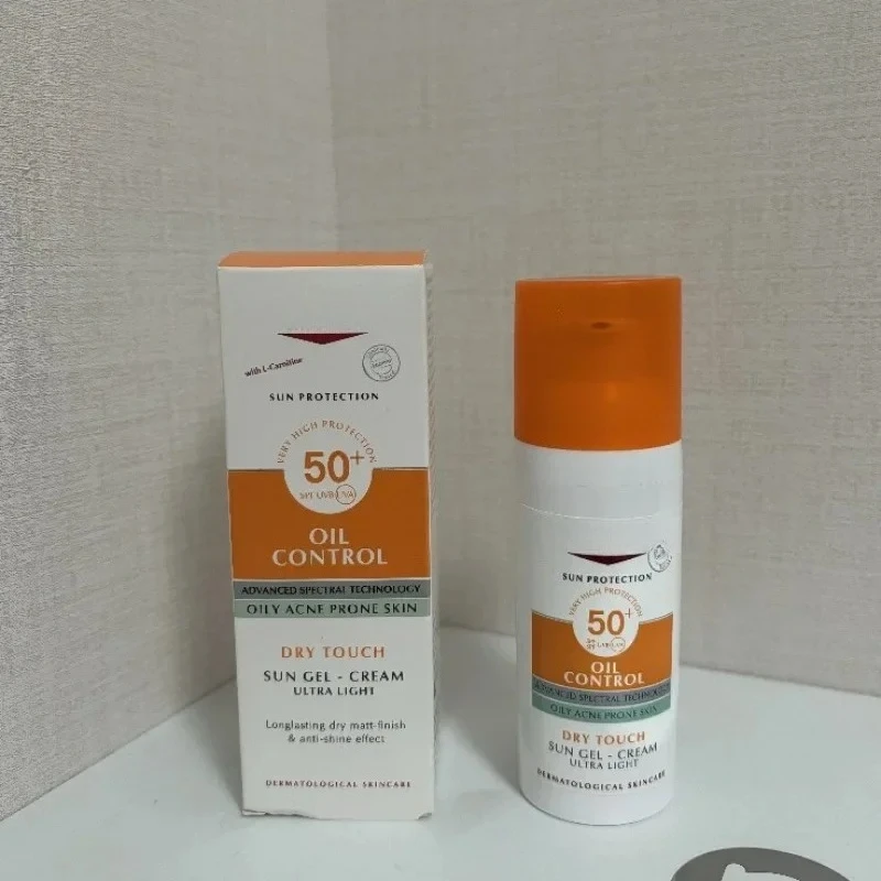 Protector solar refrescante Piel sensible Aislamiento suave Leche Crema solar Mate SPF50 Facial UV 50ml