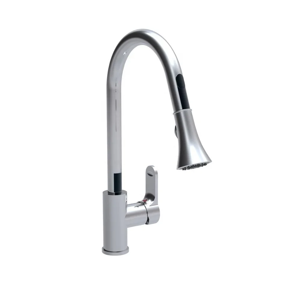 304 stainless steel double sensor kitchen faucet in kitchen faucet pull out