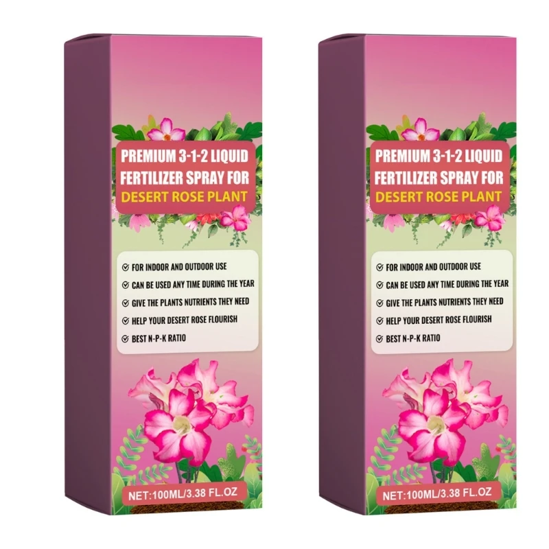 67JB – engrais nutritifs pour plantes, pulvérisation roses du désert, engrais universels pour croissance des feuilles