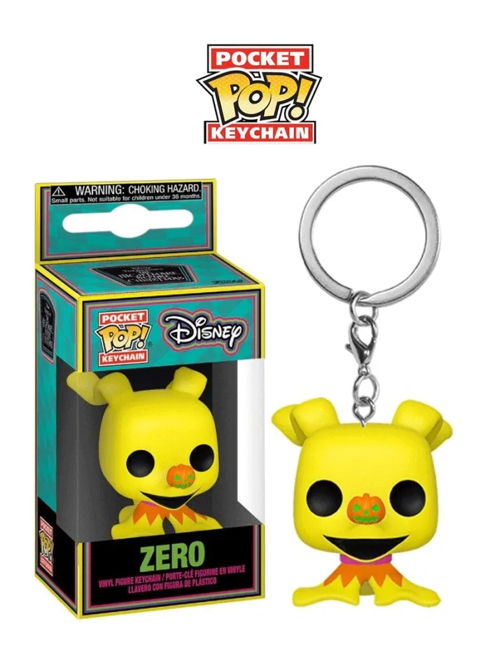 Pocket Pop Zero Disney Nightmare Before Christmas Blacklight keychain