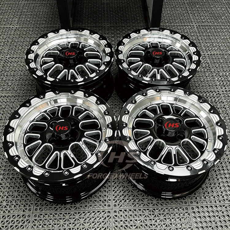 Beadlock Forged Wheels for Drag Racing  S550/S650 Dodge Challenger Hellcat  GT-R 350Z/370Z  F-150  Supra