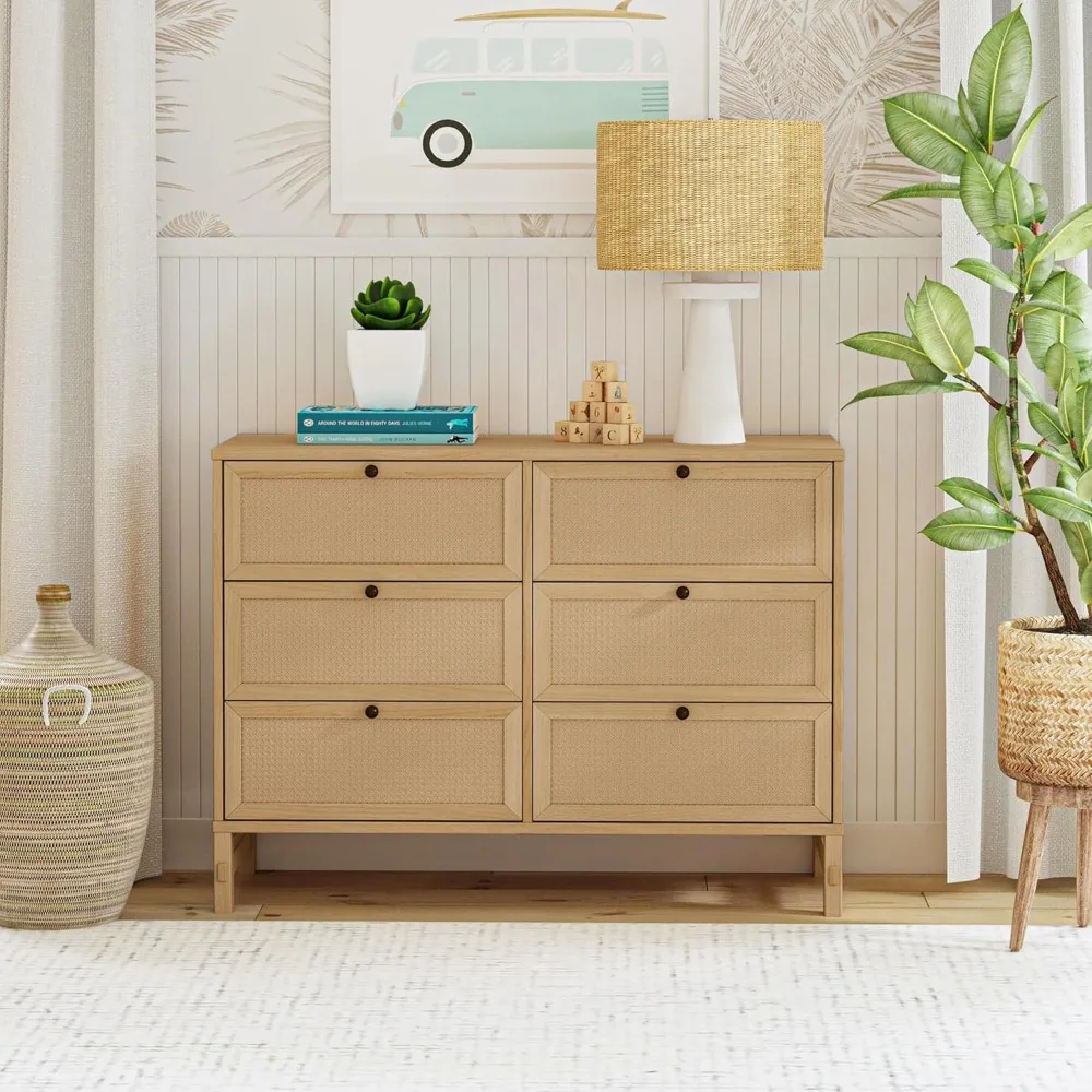 Margot 6-Drawer Dresser in Honey, GREENGUARD Gold Certified