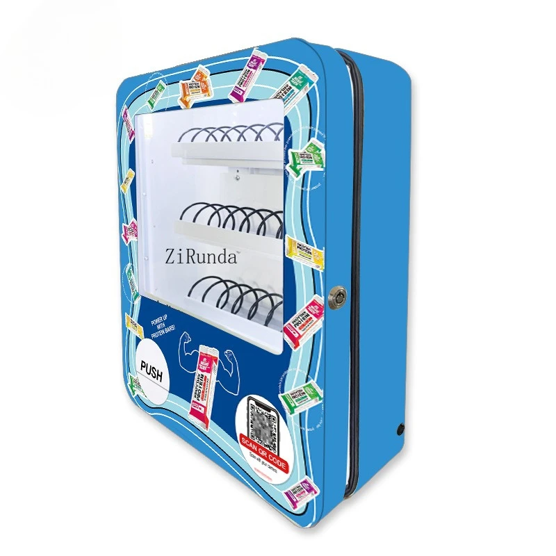 QR code vending machines, refillable protein bars, condoms, snacks, hotels, gums, hair salons