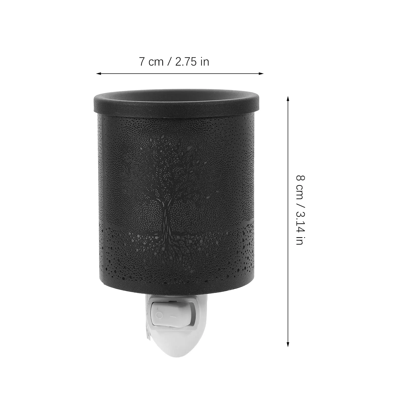 Calentador de cera enchufable de Metal, quemador de cera eléctrico, calentador de fragancia, lámpara de noche, calentador de cera perfumado,