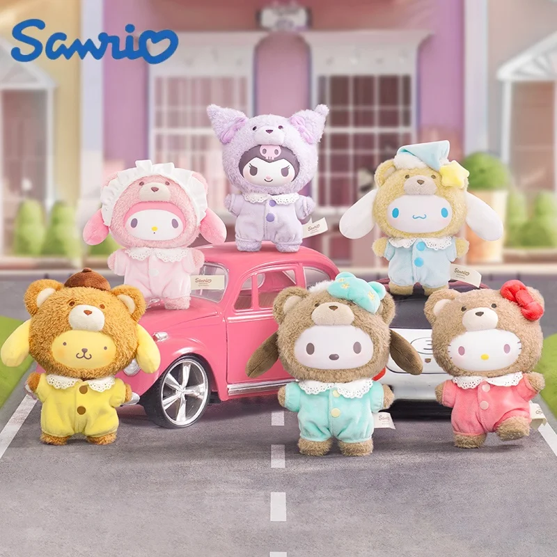 

Подлинный Sanrio персонаж латте виниловая Кукла Плюшевая серия Женская Милая блестящая кукла подарок