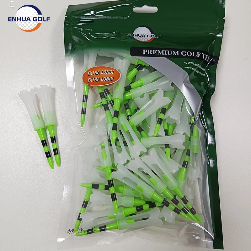 New Golf Tees Plastic 3 1/4 Unbreakable Premium Golf Tees Excellent Durability and Stability Tees Choose Between 50 Pack