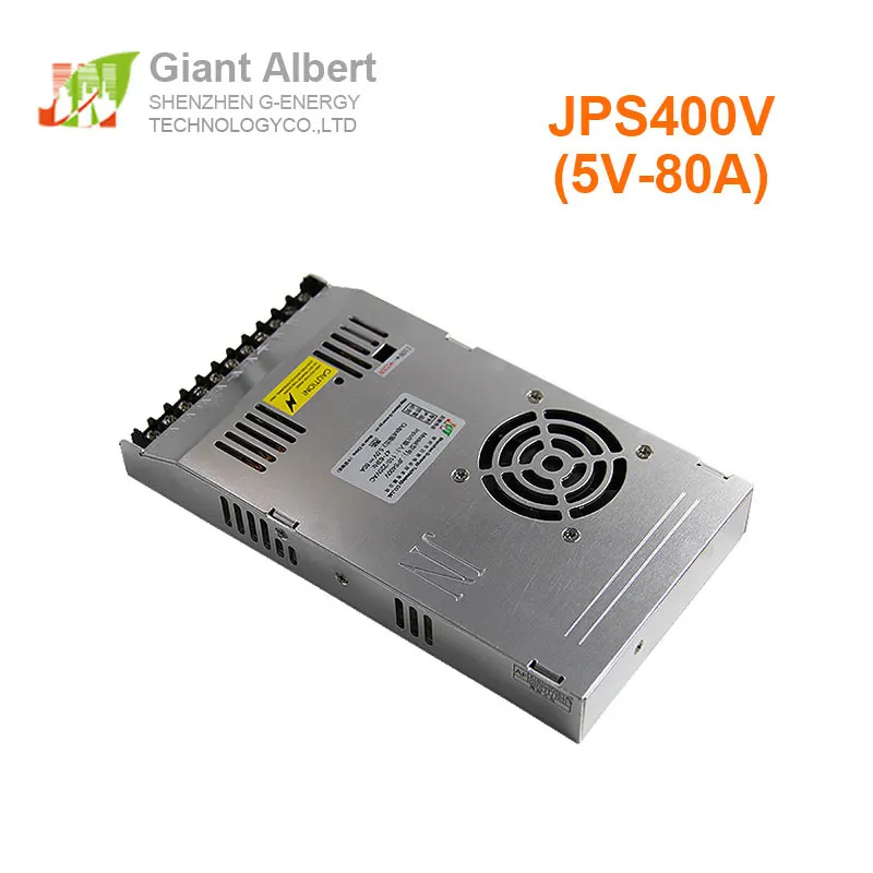 

G-energy LED Power Supply JPS Series JPS400V 5V 80A 400W LED Display Switching Power Supply