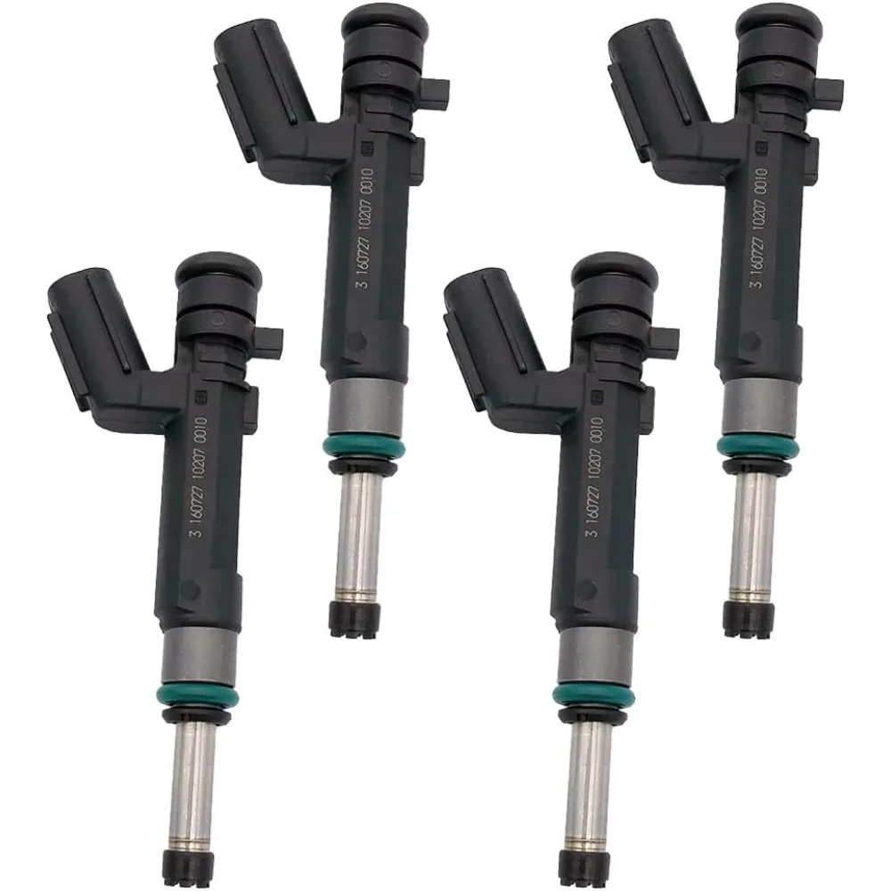 4pcs Fuel Injector Nozzle 16600-1KT0A 16600-5RL0A for Nissan Versa Note 1.6L 2011-2015 Fuel Injection Replacement