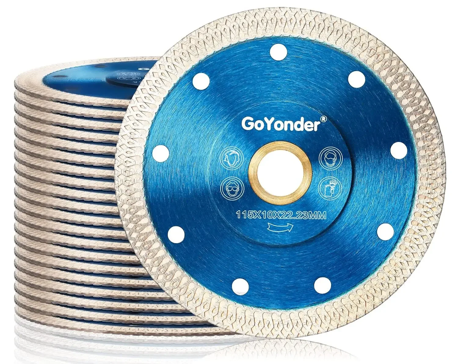 4.5 Inch Super Thin Diamond Saw Blade for Cutting Porcelain Tiles,Granite Marble Ceramics (4.5