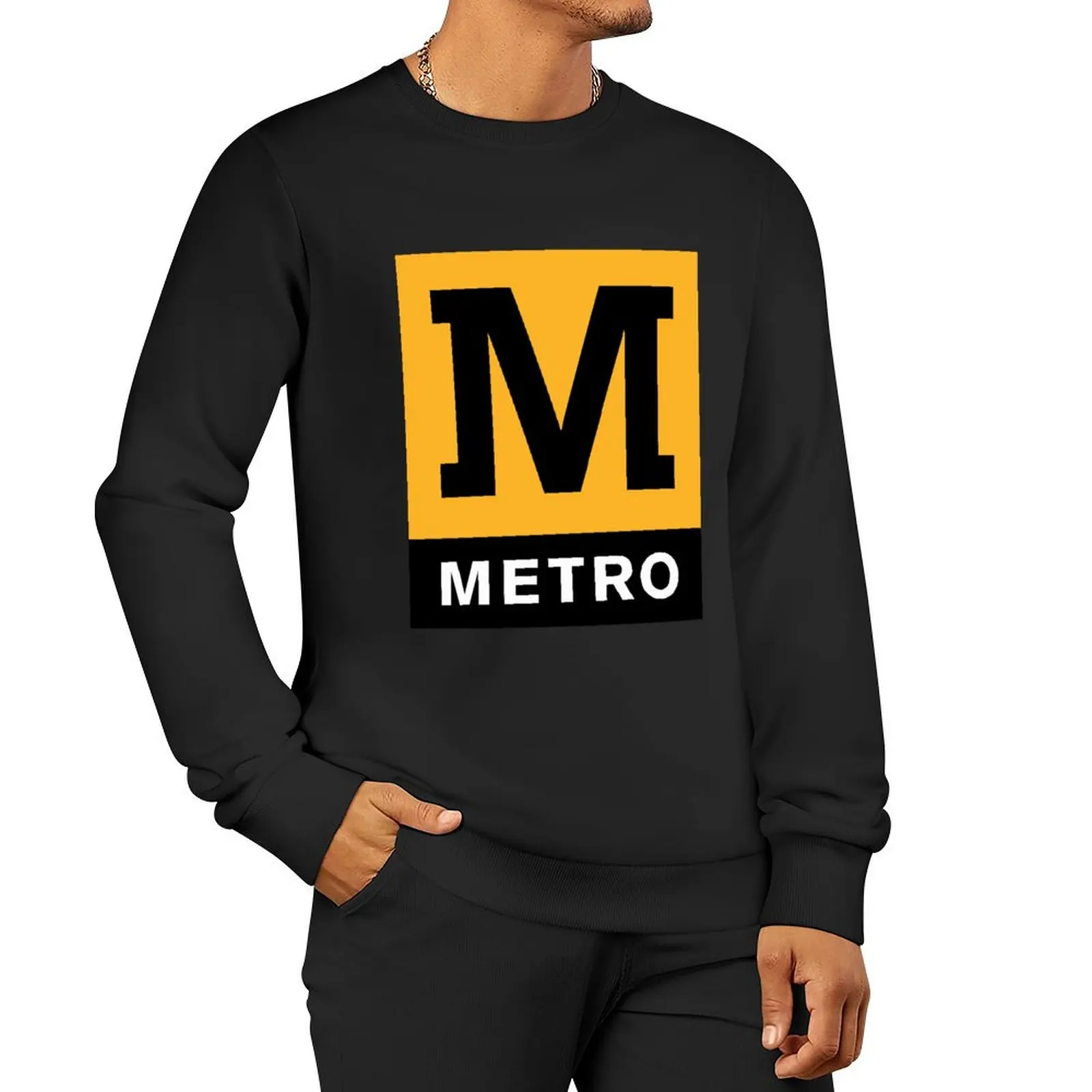 

Tyne and wear metro Pullover Hoodie tracksuit men's clothing sweatshirt for men