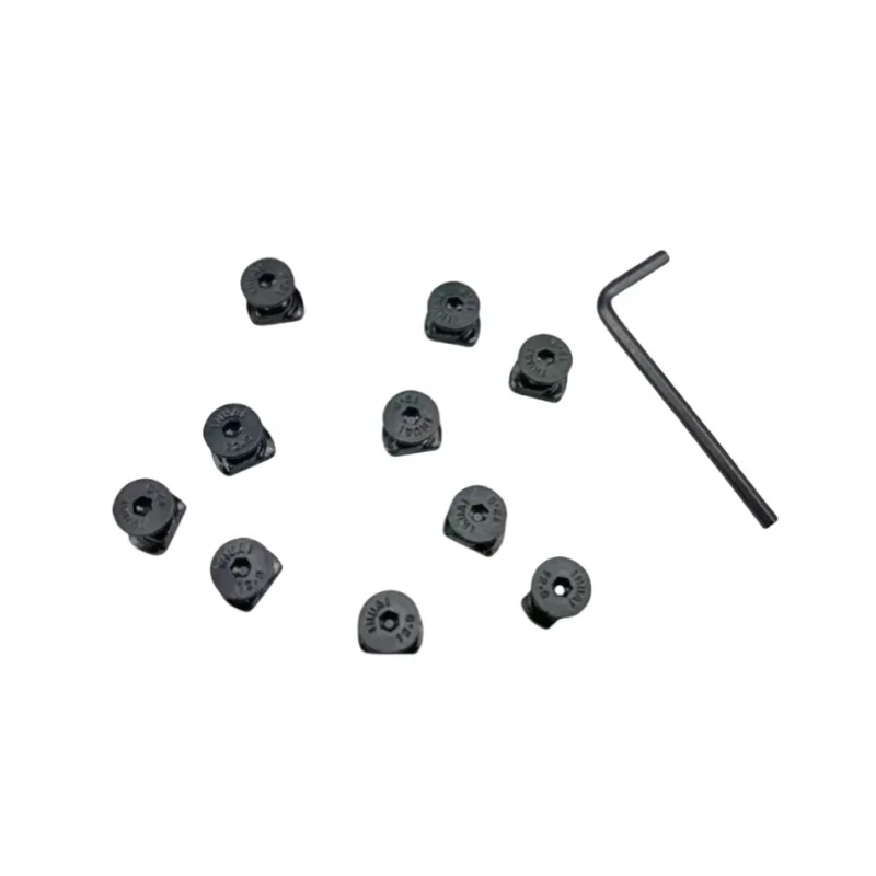 50 sets/pack M5 T-nuts and MLOK M-LOK screw replacement kit, including a small wrench for every 10 sets