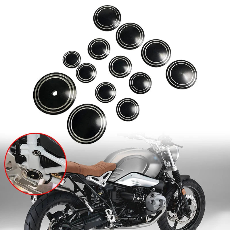 

For BMW RNineT R9T Pure Racer Scrambler Urban G/S 2013-2020 Motorcycle Accessories Frame Hole Caps Decor Protection Cover Plug