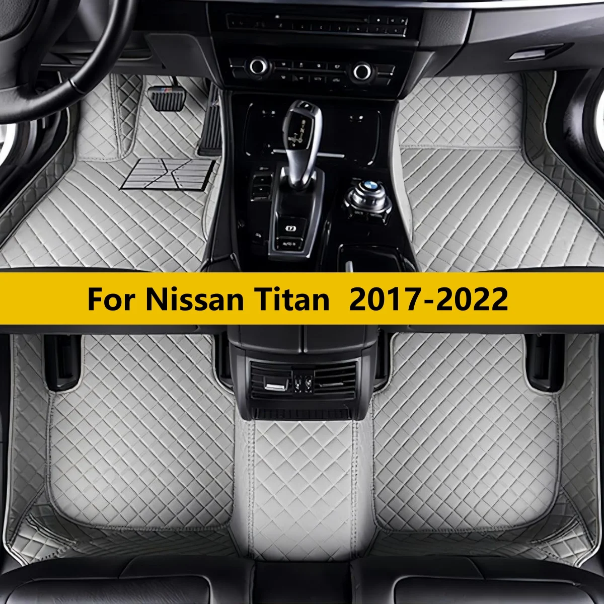 

Кожаные автомобильные коврики для Nissan Titan 2017 2018 2019 2020 2021 2022, автомобильные коврики для мужчин и женщин, автомобильные аксессуары