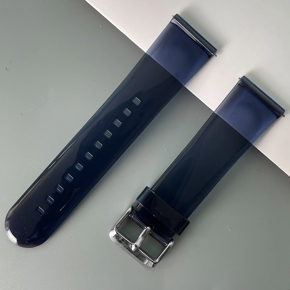 Transparent Silicone Band for Huami Amazfit GTR 3 2 Pro Watch Strap for Amazfit GTR 42/47mm GTS 3 2 Mini/Bip Bracelet 20mm 22mm