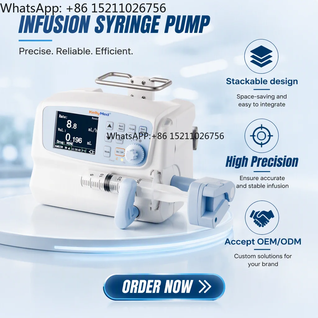 High Quality CE Medical KL-605T Portable Single Channel IV Hospital Medical - Pump