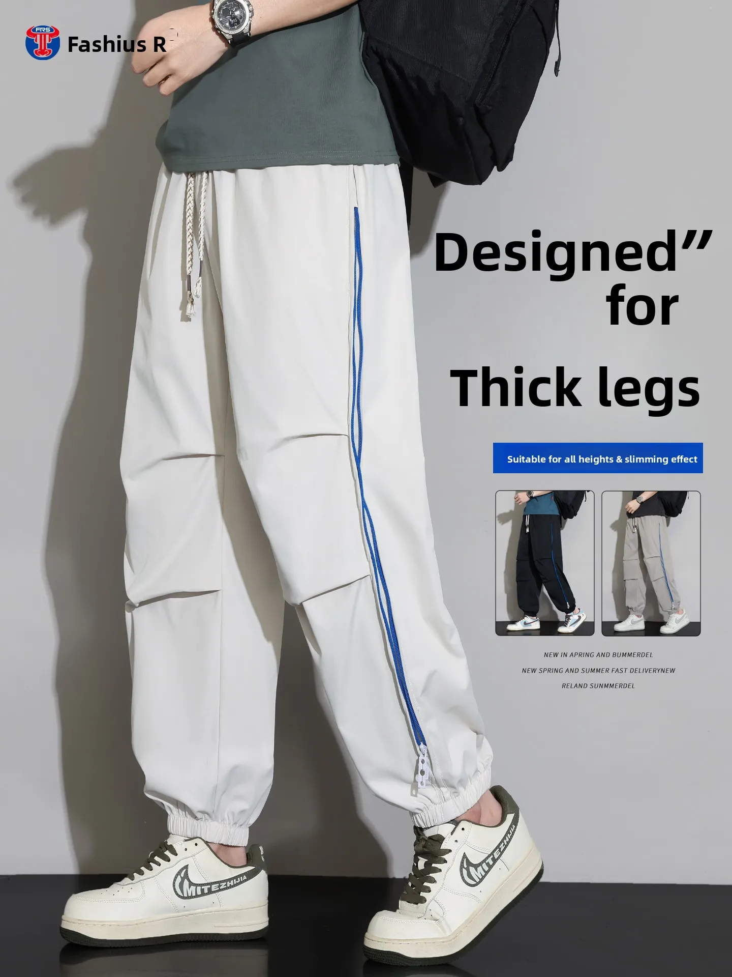 

Мужские повседневные брюки American Sle, весна-осень, свободные, больших размеров, спортивные, для отдыха, для молодежи, бренд Faion