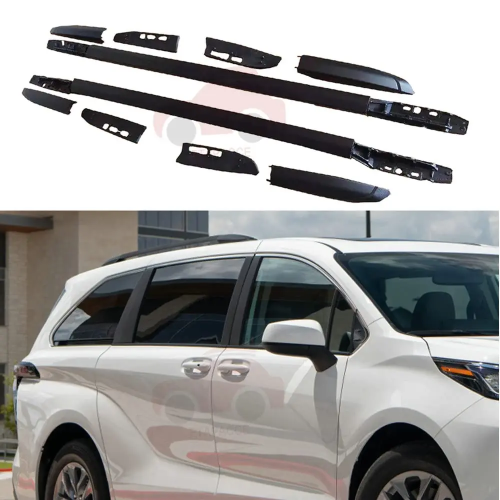 

FTAPACCE 2 шт. багажники на крышу подходят для Toyota Sienna XL40 2021 2022 багажник, алюминиевый черный