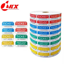 LKX 1000 Sheets Pull Tab Continuous Numbering Accept Custom Colors and Logos Offset Printing Lottery Tickets Sweepstakes