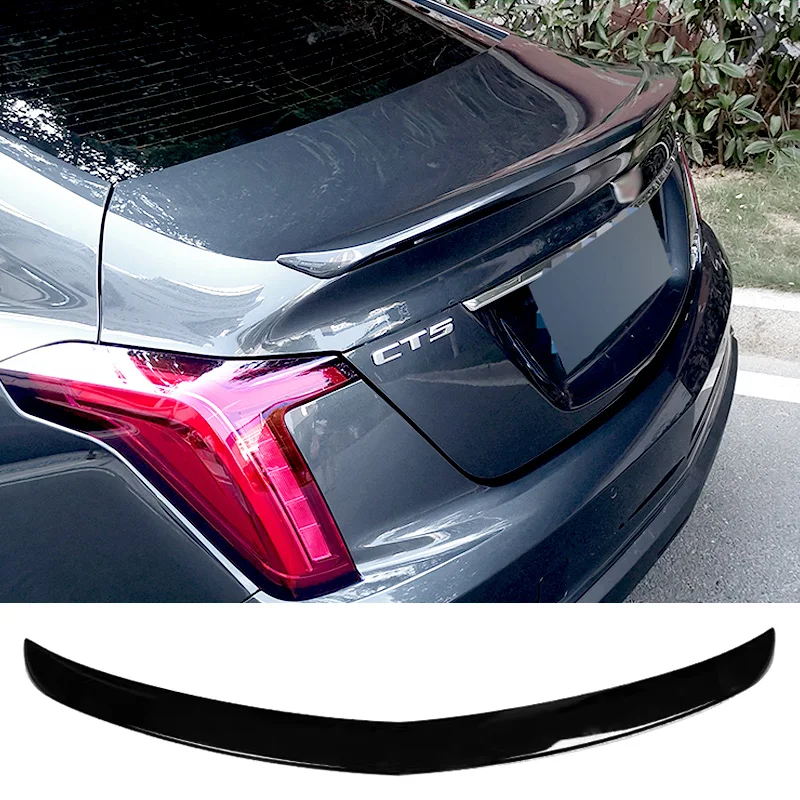 Rear Wing for Cadillac CT5 Spoiler 2019 to 2023 Carbon Surface Tail Fin Accessories Transform the Style