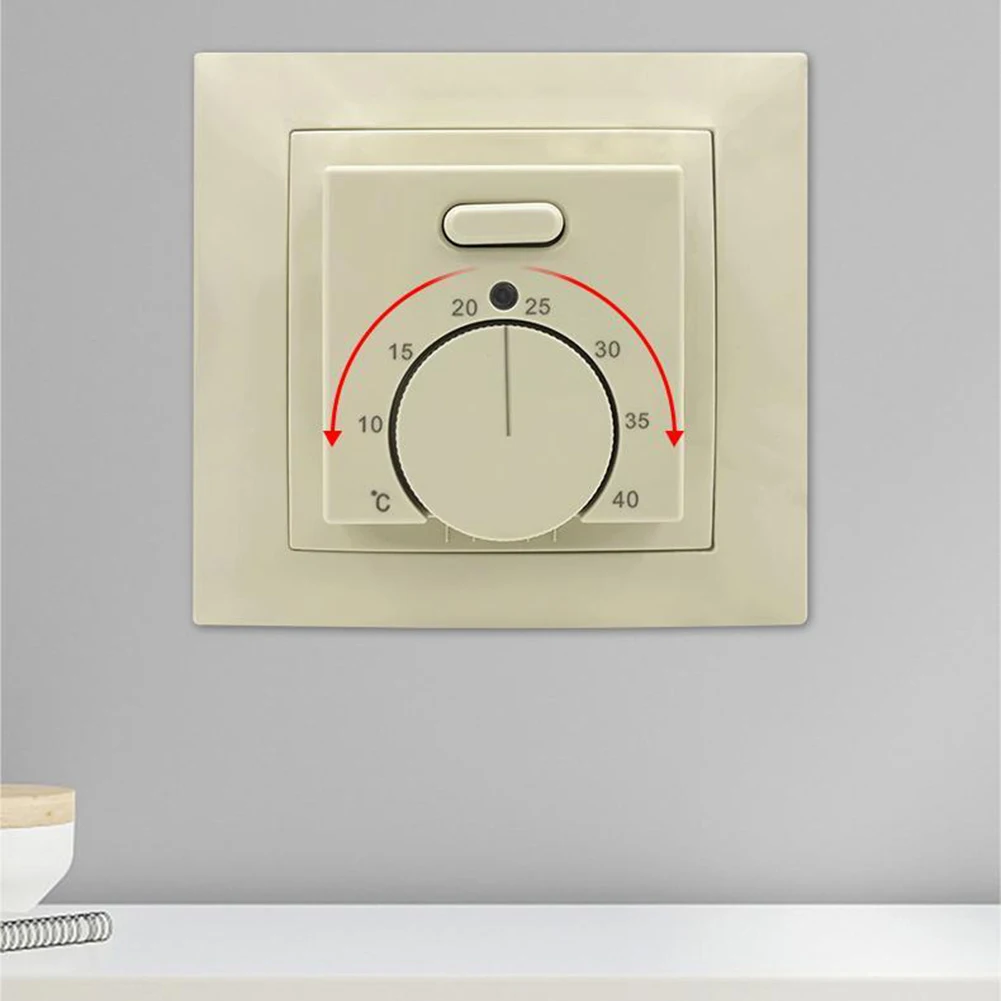Convenient Temperature Adjustment for Heat Room Flooring with 16A Mechanical Manual Temperature Controller and Reliable