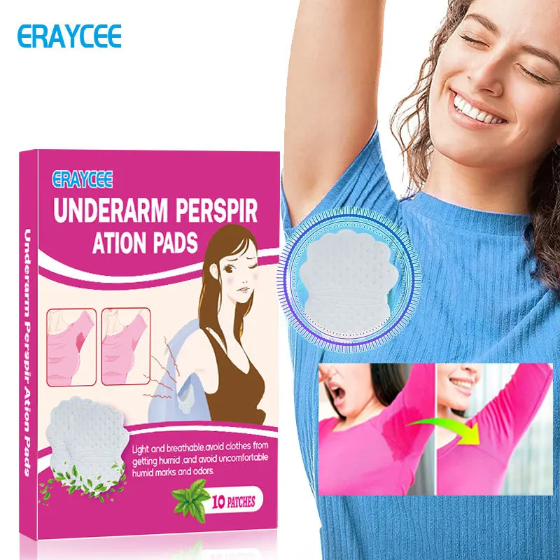 ERAYCE  Underarm Pads Dress Clothing Perspiration Deodorant Pads Armpit Care Sweat Absorbent Pads Deodorant for Women Men