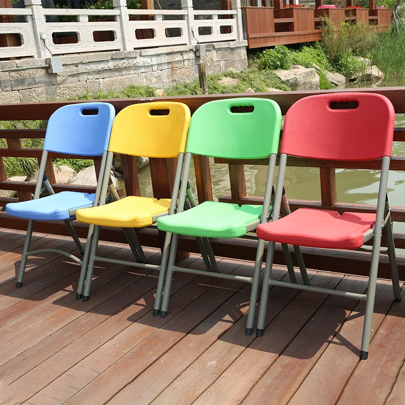 Minimalist Style, Portable, Thickened, A Variety of Styles with Optional Backrest Folding Chairs