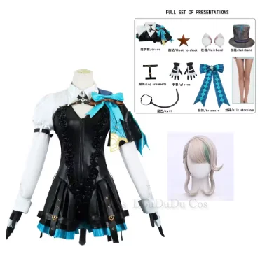 

Genshin Impact Lynette Cosplay Outfit Anime Uniform Wig Halloween Chinese Style New Game Skin Exclusive Limited Edition Hot Sale