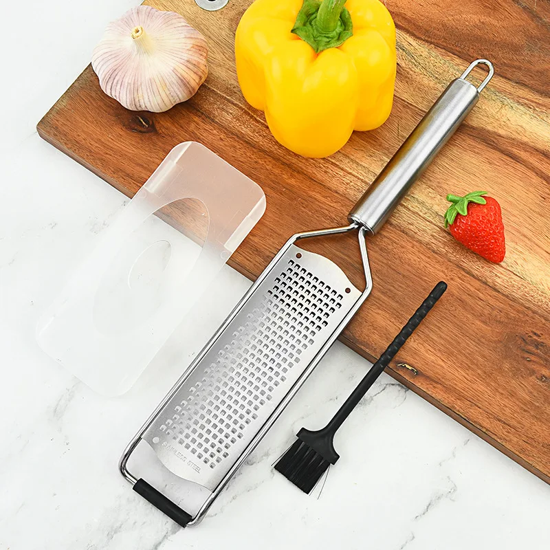 304 Stainless Steel Tube Handle Cheese Grater Lemon Grater Shredder Kitchen Cheese Grater Kitchen Gadgets