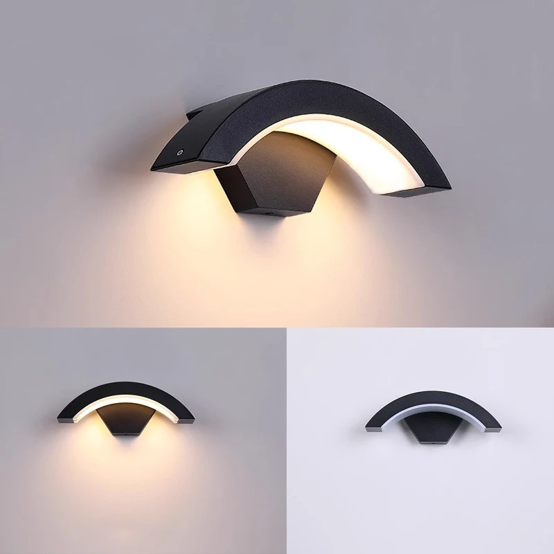 

18W Outdoor Wall Lamp With Motion Sensor IP65 Waterproof LED Lighting Entrance Porch Corridor Garden Courtyard Aisle Wall Lamp