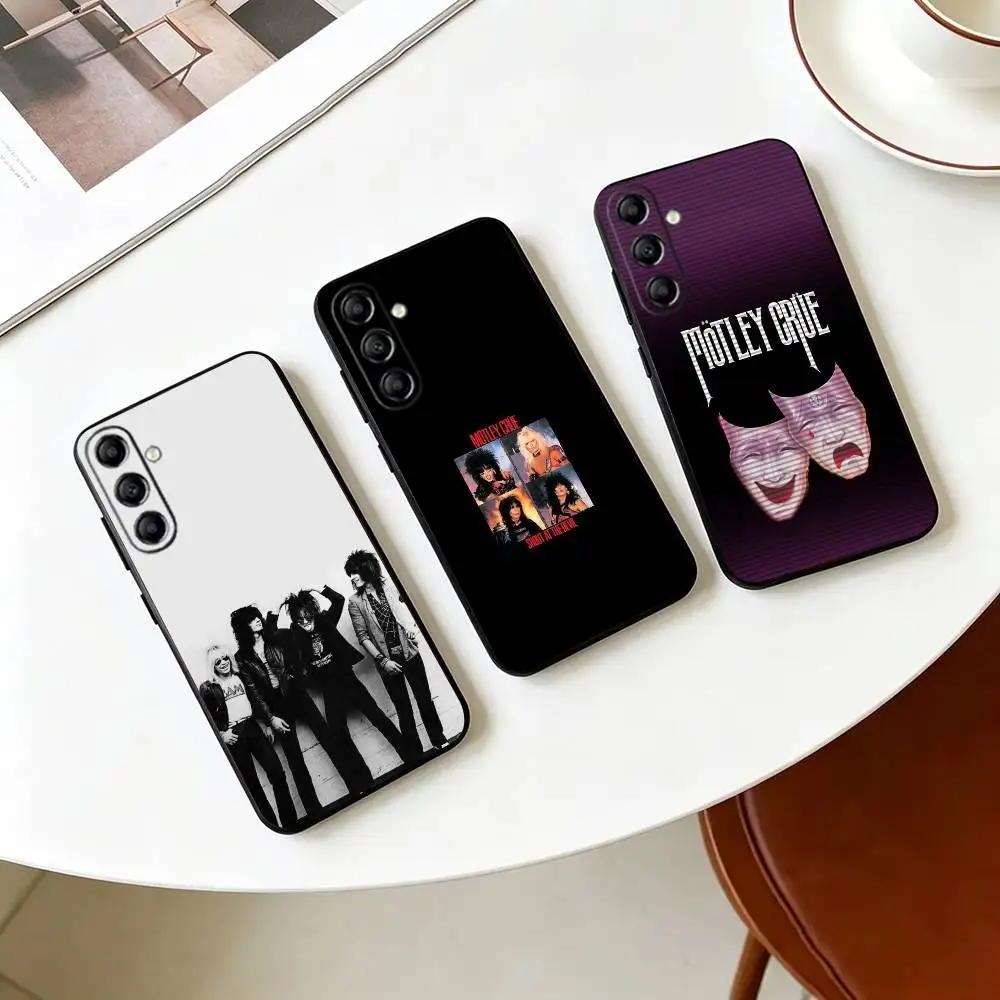 Эксклюзивный чехол для телефона Motley Crue Fan для Samsung Galaxy A73, A72, A71, A70, A53, A52, A51, другие модели, мягкий черный чехол