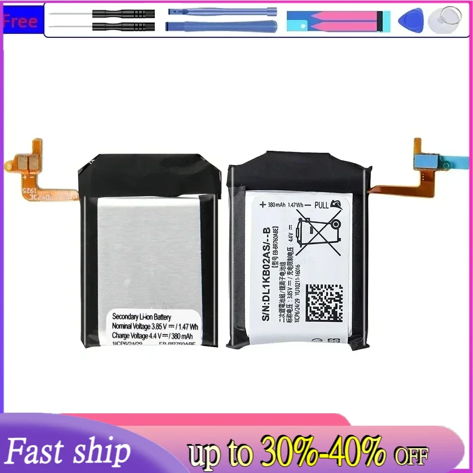 

EB-BR760ABE 380mAh Battery for Samsung Gear S3 Frontier/S3 Classic EB-BR760A SM-R760 SM-R770 SM-R765 SM-R765S Watch