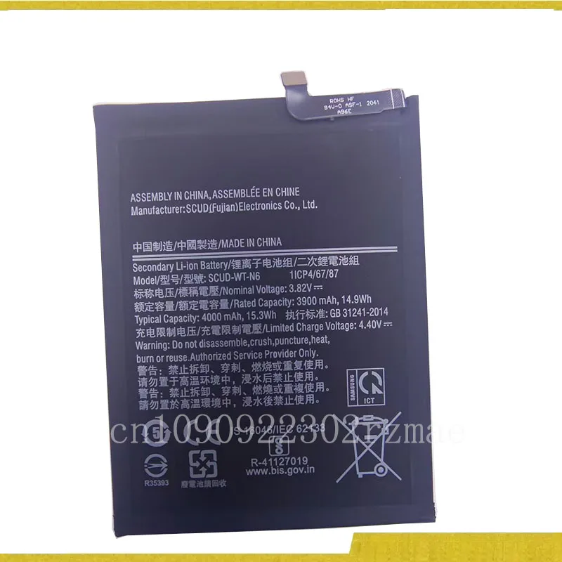 SCUD-WT-N6 4000mAh rechargeable batteries For Samsung Galaxyy A10S A20S SM-A2070 A207F/M A107F/DS Batteries Bateria +tools