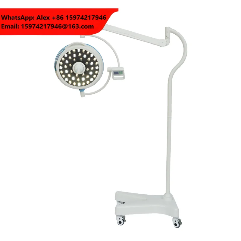 Electric Portable Mobile Operating Room Surgery Light Shadowless Veterinary LED Surgical Lamps Adjustable Floor Stand XINDA