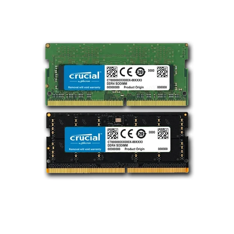 Crucial Notebook Memory RAM DDR4 PC4 Notebook 8GB 16G 32G 2133MHz 2400MHz 2666MHz 3200MHz 1.2V DDR4 For Laptop Notebook Mac Book