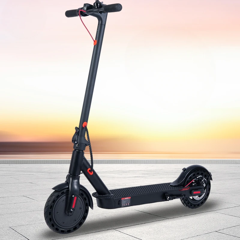 سكوتر كهربائي E9pro بقدرة 350 وات 7.5 أمبير في الساعة صغير وخفيف الوزن وقابل للطي ومحمول