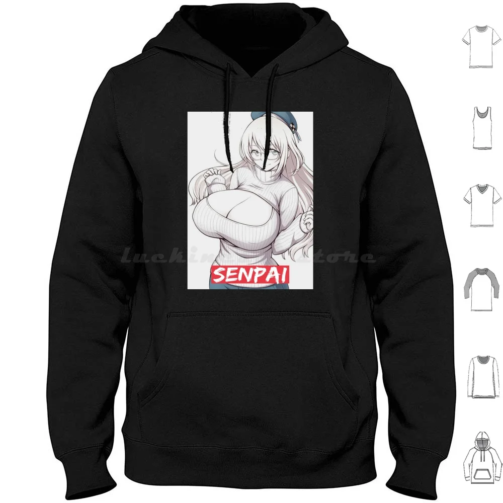 Senpai Hoodies Long Sleeve Senpai Z Cowboy Bebop Death Note One Punch Man Spirited Away Tokyo Ghoul Mai Sakurajima Mai