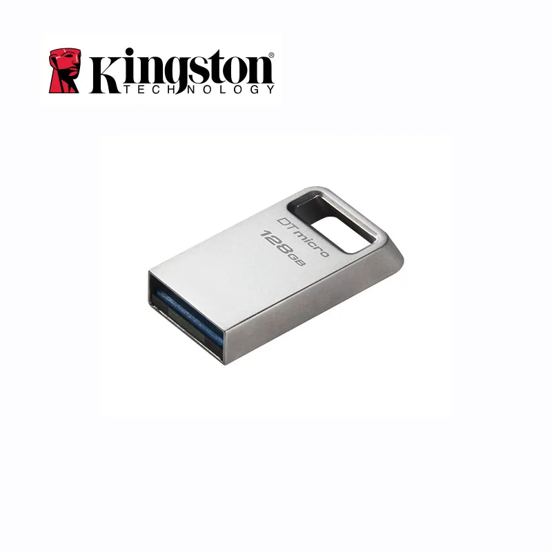 Kingston datatravaler محرك أقراص فلاش USB 3.2 Gen 1 64GB 128GB 256GB 200 برميل/الثانية قراءة صغيرة معدنية صغيرة فلاش حملة القلم DTMC3G2