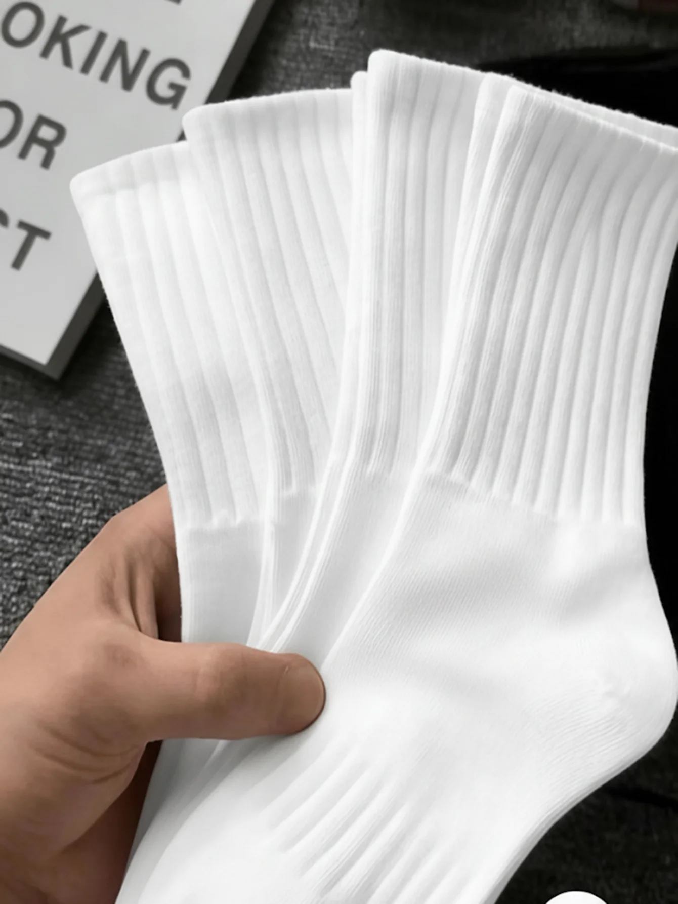 20 Pairs of Men's and Women's Socks, Mid-Calf Socks, Sports Socks, Special Promotion, Y2K Style, Cute and Fun Sports Socks, White Socks, Fashionable Gift