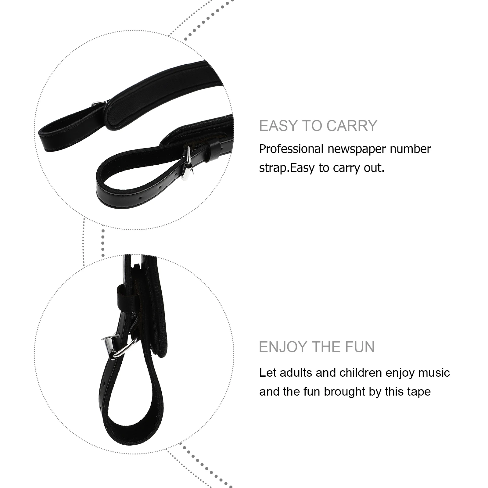 

Universal 1PCS Tuba Strap Adjustable Hugging Shoulder Belt Comfort Support Waist Music Performance Gift for Adults