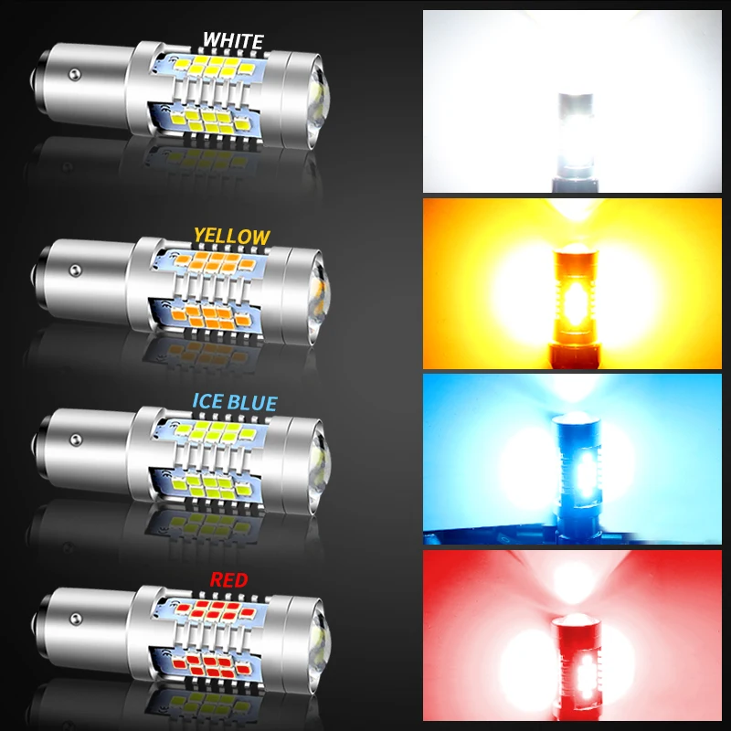 

2×P21W LED Brake Light 1156 BA15S Tail Lamp for BMW X3 F25 X3 G01 F97 2010 2013 2014 2015 2016 2017,Red Car Tail Blub 12V Canbus