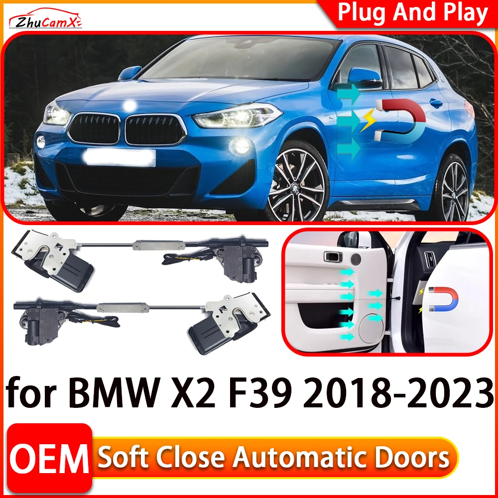 

ZhuCamX for BMW X2 F39 2018-2023 Car Automatic Electric Soft Close Door Closer Power Closing Door Comfort Closing System