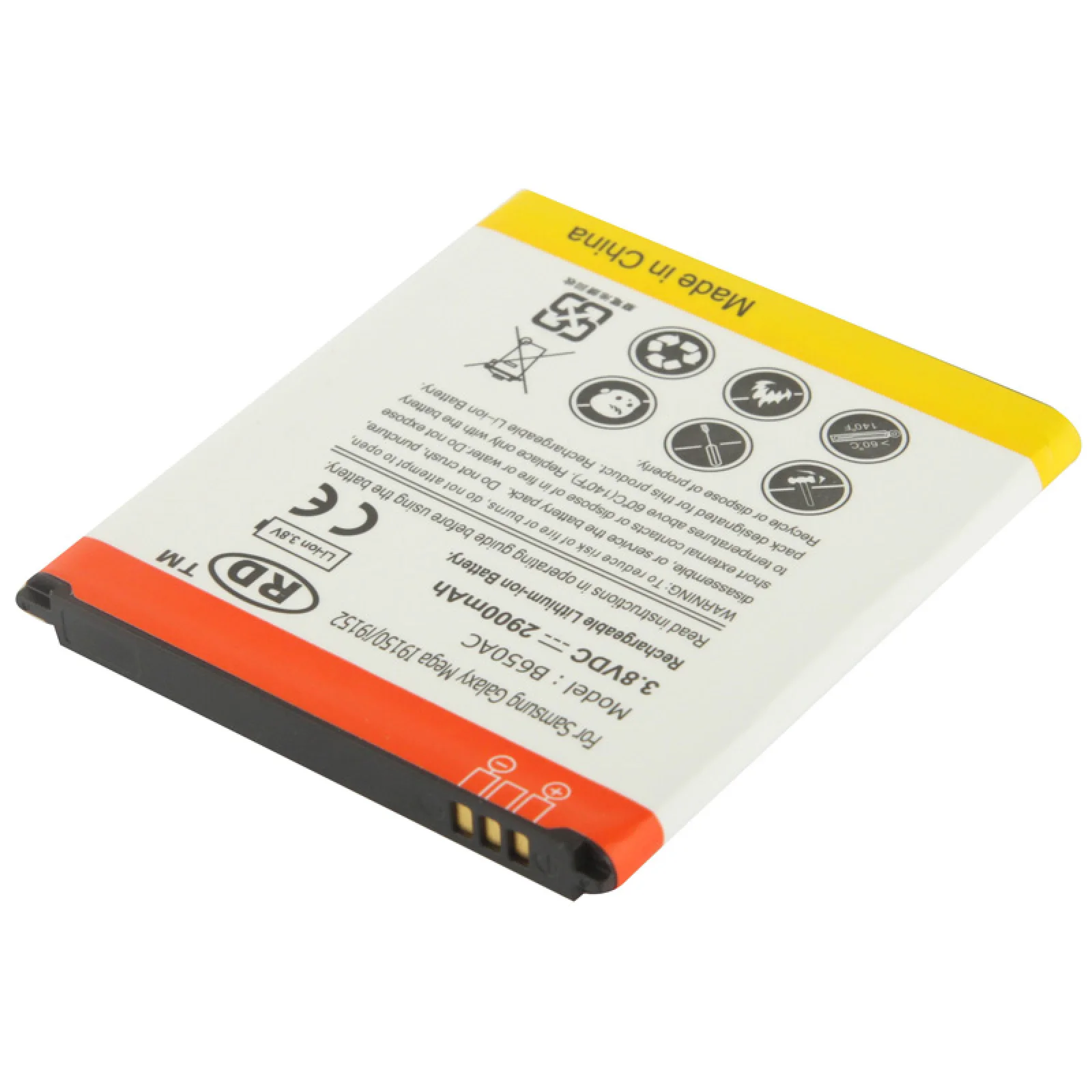 for Galaxy Mega 5.8 / i9150 / i9152 B650AC 2900mAh Replacement Battery