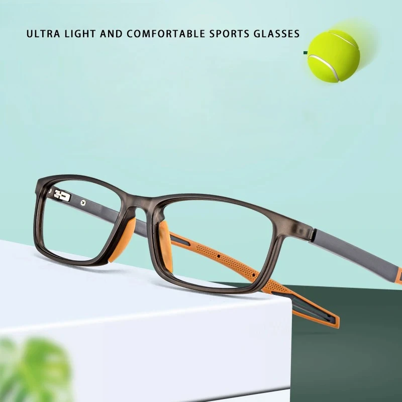 

OLLYMURS Fashion Retro Comfortable Sports Spectacle Ultra Light TR90 Eyewear Optical Prescription Glasses Frame Man Woman A1022