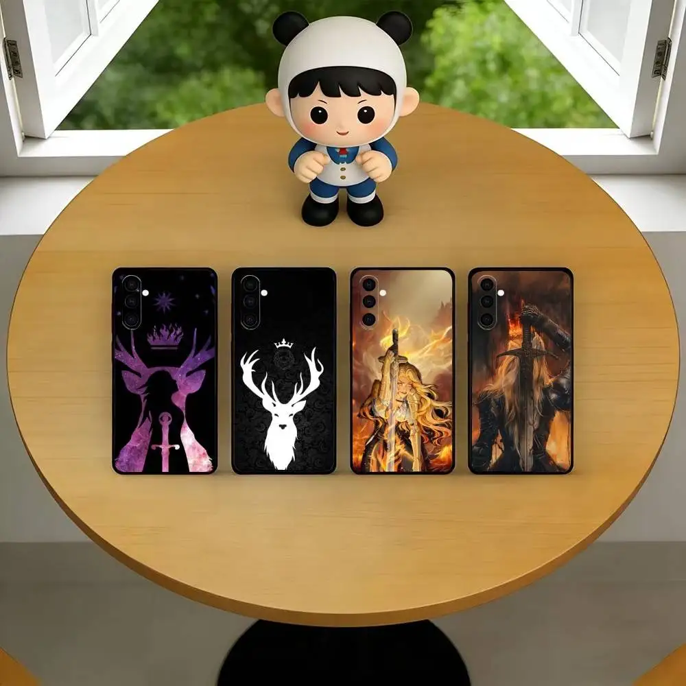 T-Throne Of Glass Wear-resistant Phone Case For Samsung Galaxy A73,A72,A71,A70,A53,A52,A51,Others Soft Black Cover