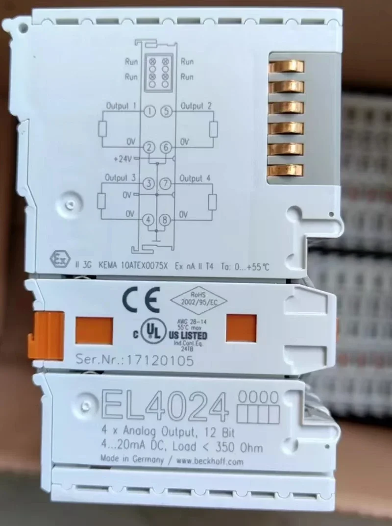 New Original EL4024 4-channel Analog Output Terminal PLC Module Fast Shipping