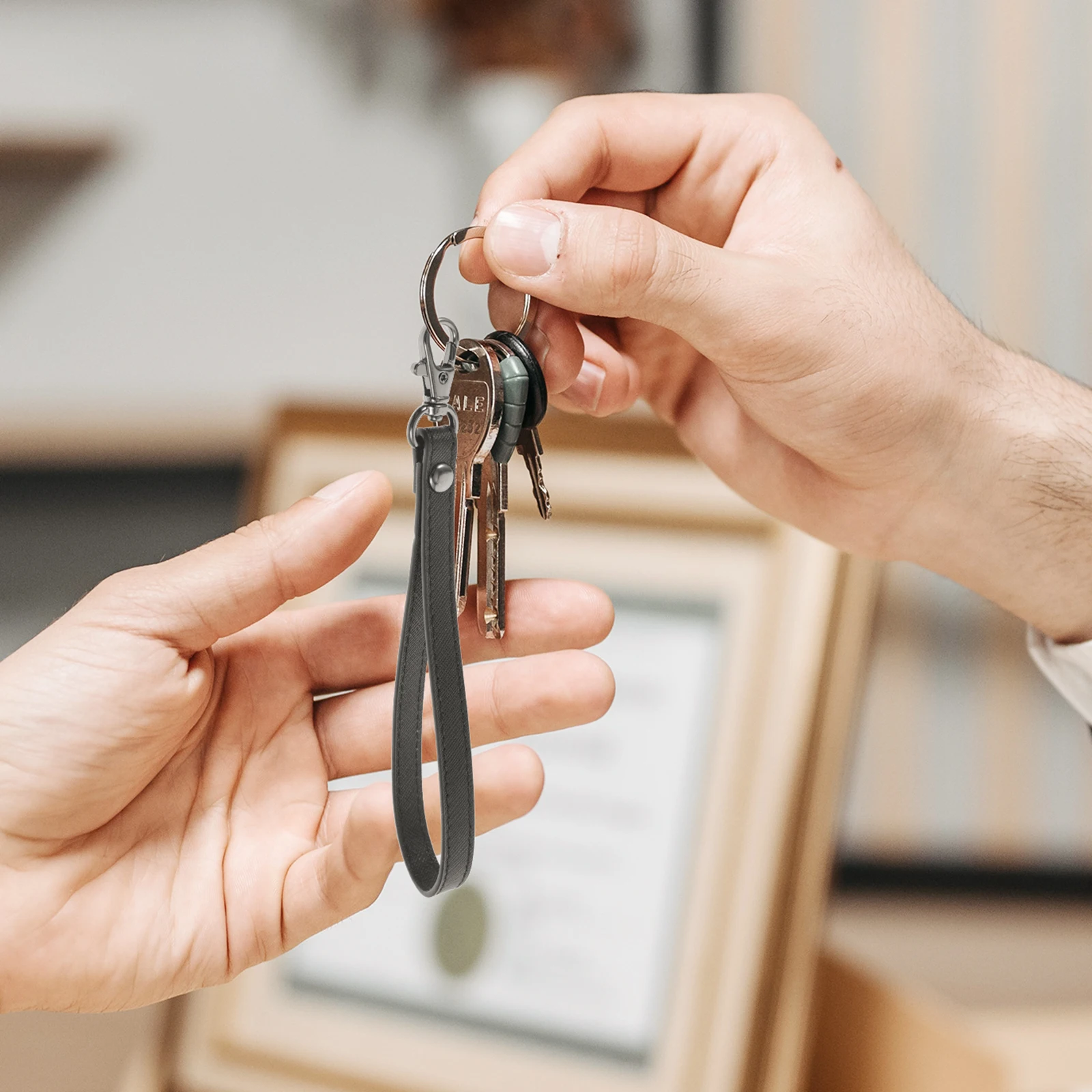 

Модный ремешок на запястье для телефона, камеры, ключей, USB-палка, идентификационная карта, нескользящий прочный растягивающийся ремешок на запястье для ежедневного использования