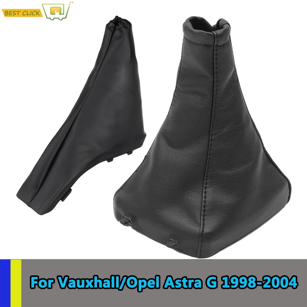 Handbrake Gear Shift Stick Boot Gaiter Gaitor Cover Pu Leather Coupe For Opel/Vauxhall Astra G 1998-2004 Coupe 2000-2004
