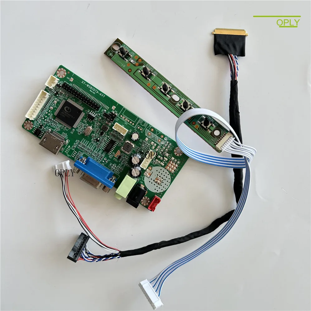 Placa controladora 58C para LP140WH4-TLA1/TLN1/TLN2 LP140WH4-TLC1/TLP1 LP140WH4 1366X768 pantalla LED 14 "Compatible con HDMI VGA