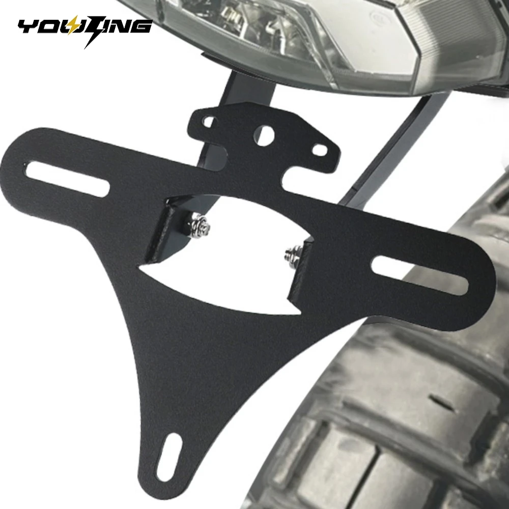 For CFMOTO MTX 800MT-X MTX800 MT450 450MT IBEX 450 IBEX450 2024 2025 2026 Motorcycle License Plate Holder Bracket Rear Tail Tidy